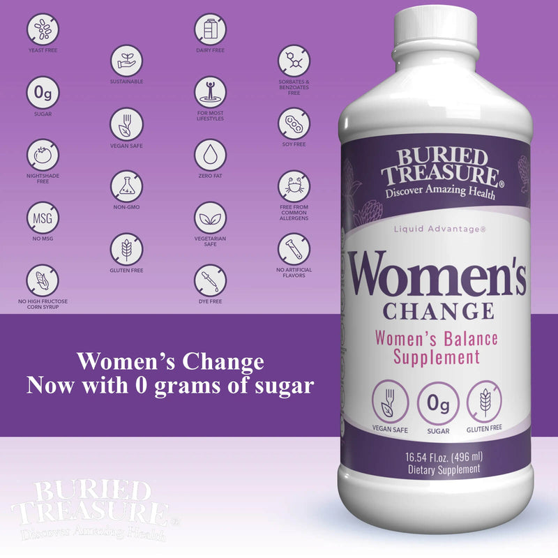 Buried Treasure Women's Change Liquid Nutrients 16 fl oz (473 ml) - DailyVita