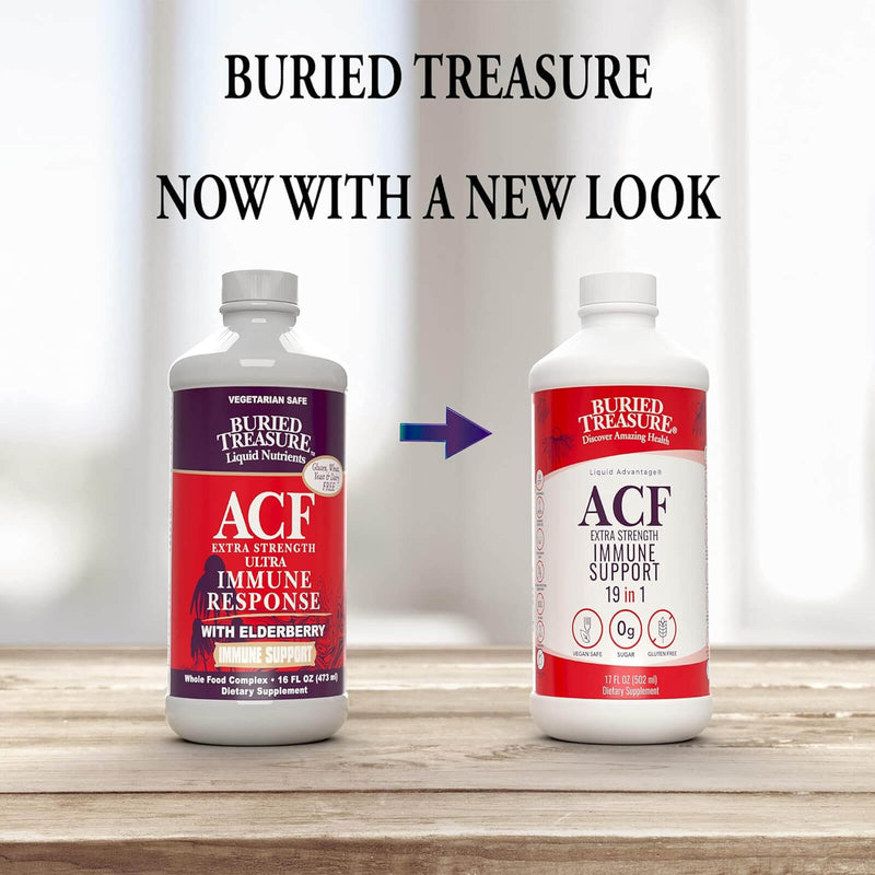 Buried Treasure Extra Strength ACF Liquid Nutrients 16 fl oz (473 ml) - DailyVita