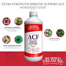 CLEARANCE! Buried Treasure Extra Strength ACF Liquid Nutrients 16.54 fl oz (493 ml), BEST BY 01/2026 - DailyVita