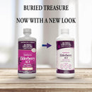 Buried Treasure Elderberry ACF with 4,000 mg Elderberry Sambucus Whole Fruit Concentrate Plus 16 oz - 32 servings - DailyVita