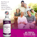 Buried Treasure Elderberry ACF with 4,000 mg Elderberry Sambucus Whole Fruit Concentrate Plus 16 oz - 32 servings - DailyVita