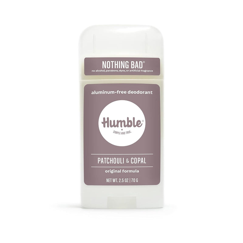Humble Brands Original Formula Solid Deodorant - Patchouli and Copal - Aluminum-Free 2.5 oz (Copy) - DailyVita