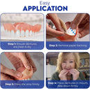 Secure 義歯接着剤ストリップ15ストリップ