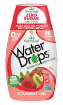 SweetLeaf Water Drops, Strawberry Kiwi –  Stevia & Monk Fruit Sweetener Water Flavoring, 1.62 oz - DailyVita