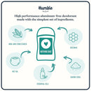 Humble Brands Original Formula Solid Deodorant - Patchouli and Copal - Aluminum-Free 2.5 oz (Copy) - DailyVita