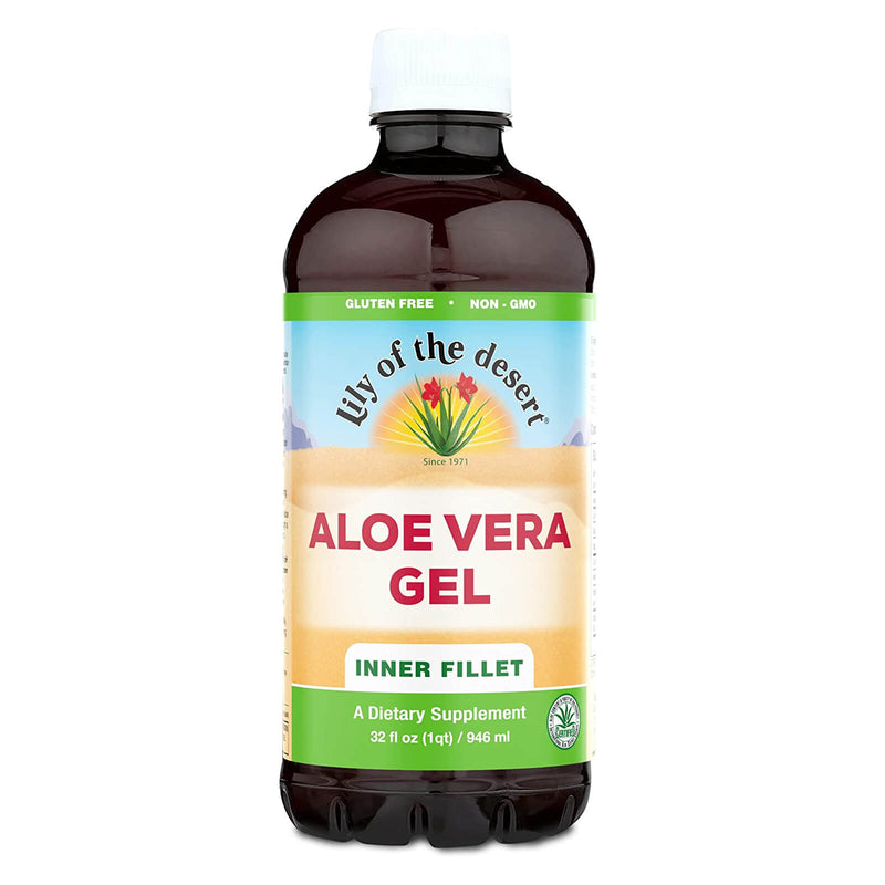 CLEARANCE! Lily of the Desert Organic Aloe Vera Juice Inner Fillet 32 fl oz, BEST BY 02/2026 - DailyVita