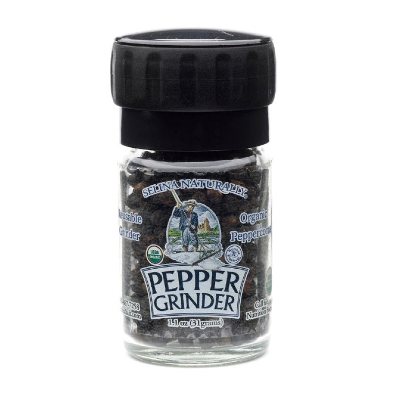 Celtic Organic Peppercorns Mini Grinder 1.1 OZ - DailyVita