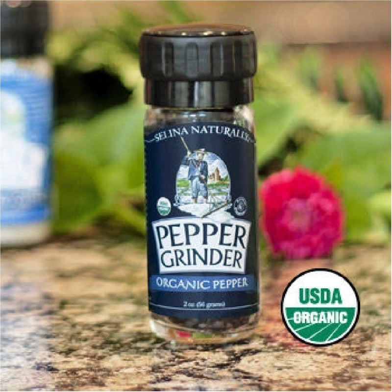 Celtic Organic Peppercorns Grinder 2.0 OZ - DailyVita