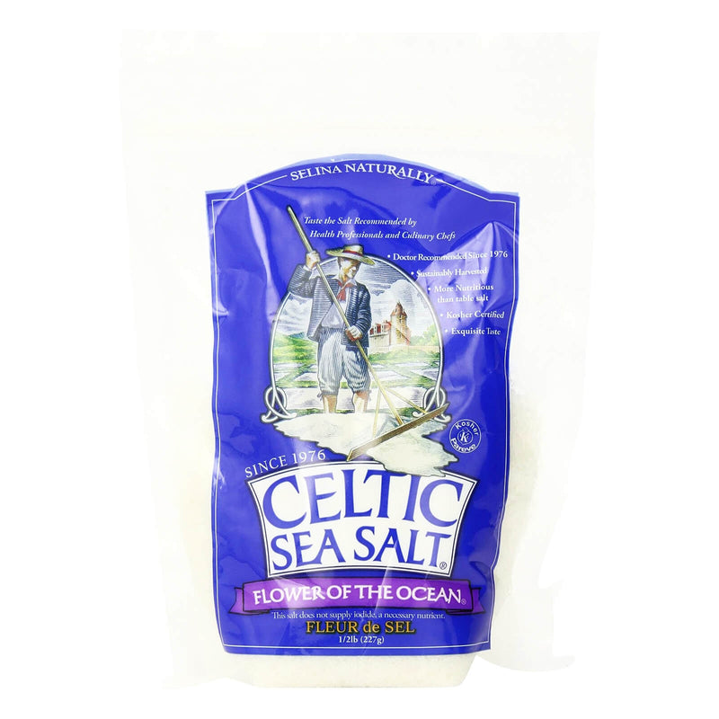 Celtic Sea Salt Flower of the Ocean ½ lb resealable Bag - DailyVita