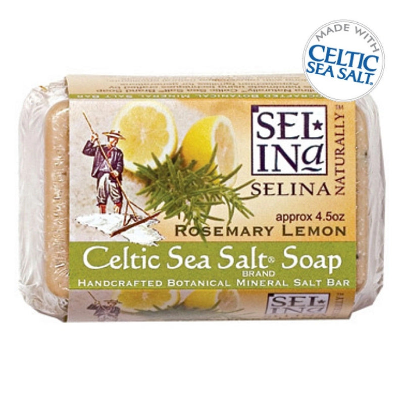 Celtic Sea Salt Handcrafted Mineral Bar Soap - Rosemary Lemon - 4.5 oz - DailyVita