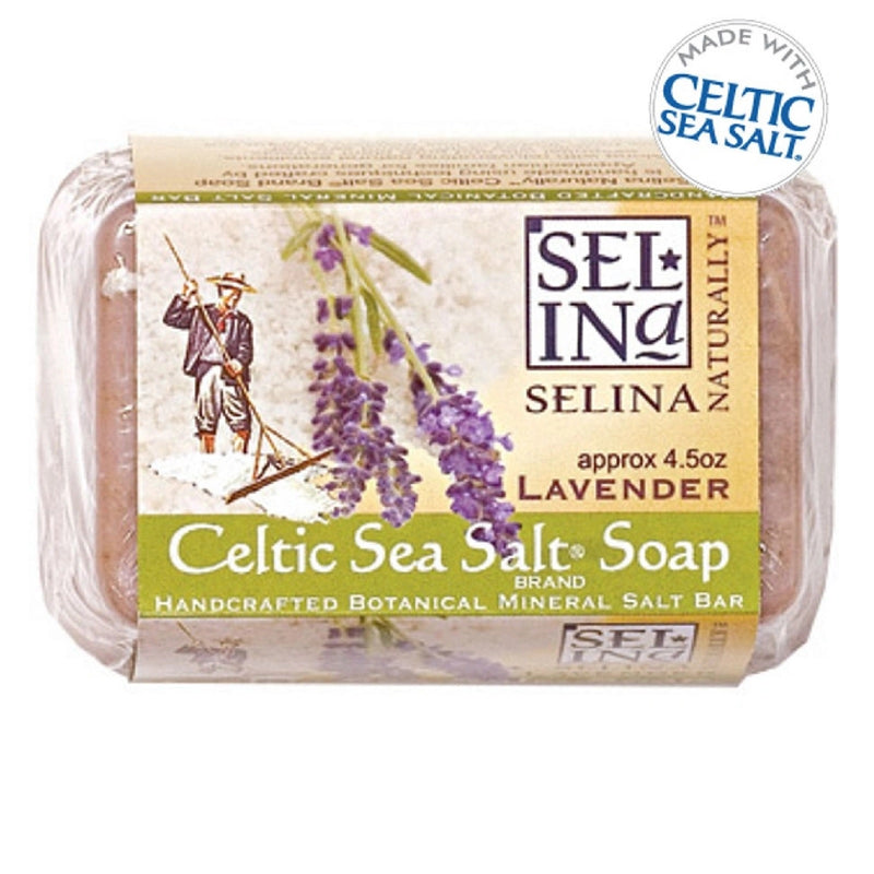 Celtic Sea Salt Handcrafted Mineral Bar Soap - Lavender - 4.5 oz - DailyVita