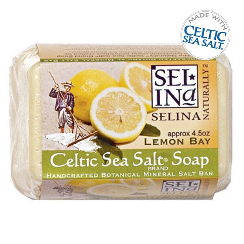 Celtic Sea Salt Handcrafted Mineral Bar Soap - Lemon Bay - 4.5 oz - DailyVita