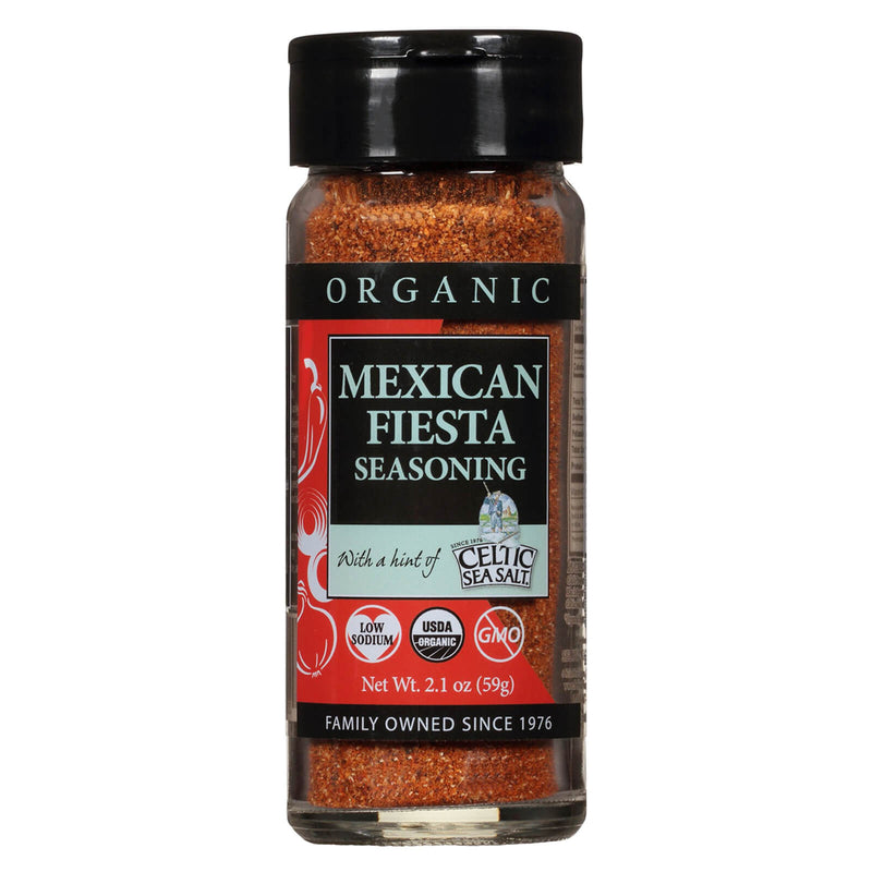CLEARANCE! Celtic Sea Salt Mexican Fiesta Seasoning 2.10 oz, BEST BY 03/2026 - DailyVita