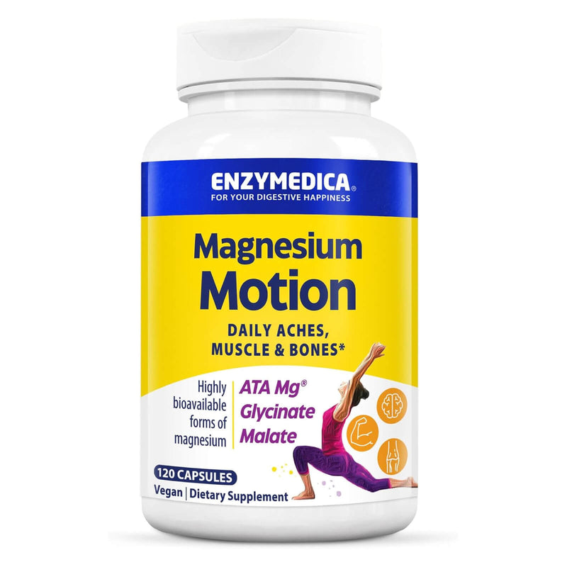 Enzymedica Magnesium Motion 120 Capsules