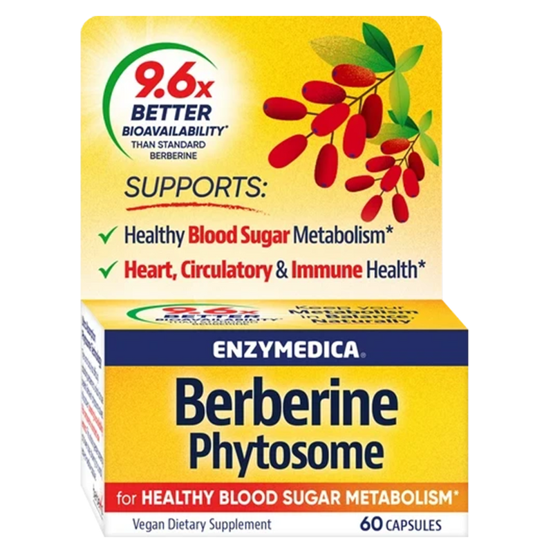 Enzymedica Berberine Phytosome 60 Capsules