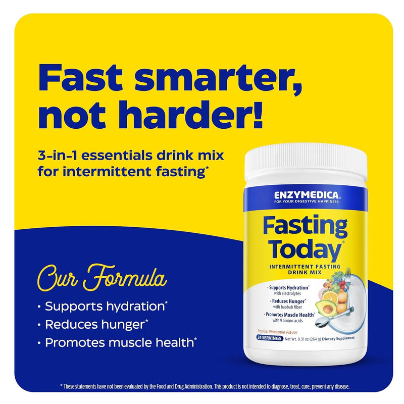 Enzymedica Fasting Today 24 Servings 9.31 oz Powder - DailyVita