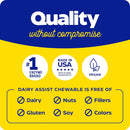 Enzymedica DairyAssist Chewable Vanilla 60 Chewable Tablets