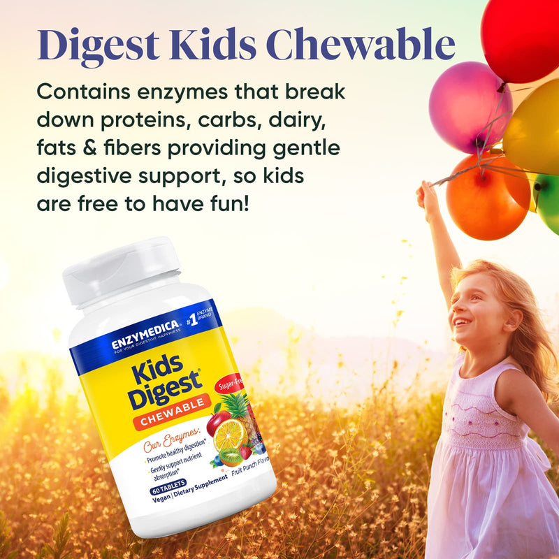 Enzymedica Digest Kids Chewable 60 Capsules - DailyVita