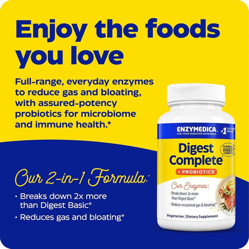 Enzymedica Digest + Probiotics 90 Capsules