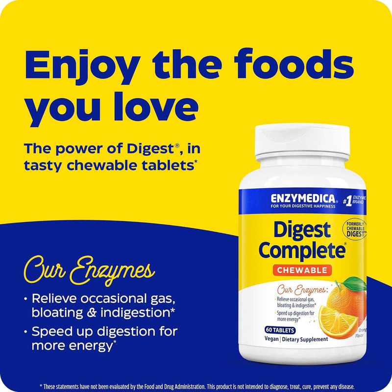 Enzymedica Digest Chew 60 Capsules