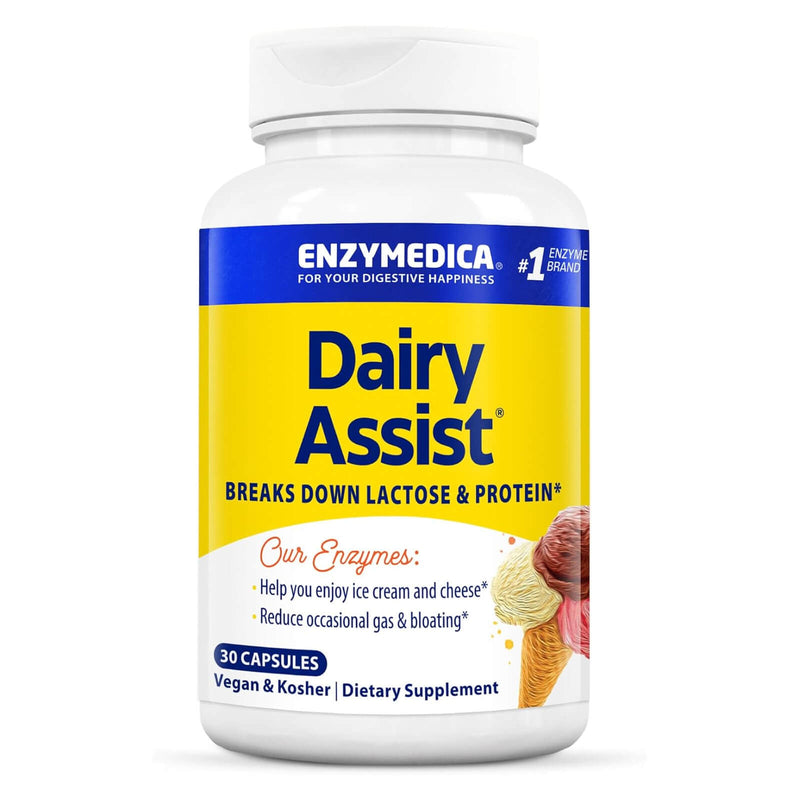 Enzymedica DairyAssist 30 Capsules