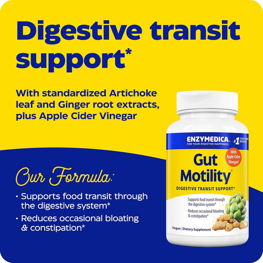 Enzymedica Gut Motility 30 Capsules - SUPER DEAL! - DailyVita