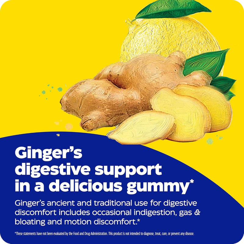 Enzymedica Ginger & vitamin B6 Gummies 60 Gummies