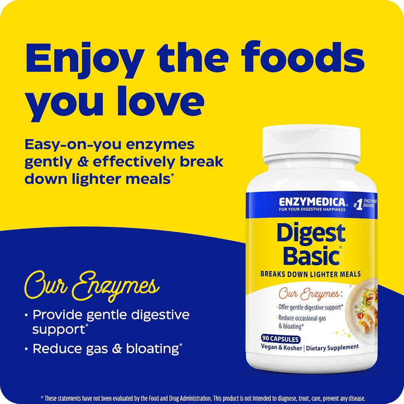 Enzymedica Digest Basic 90 Capsules