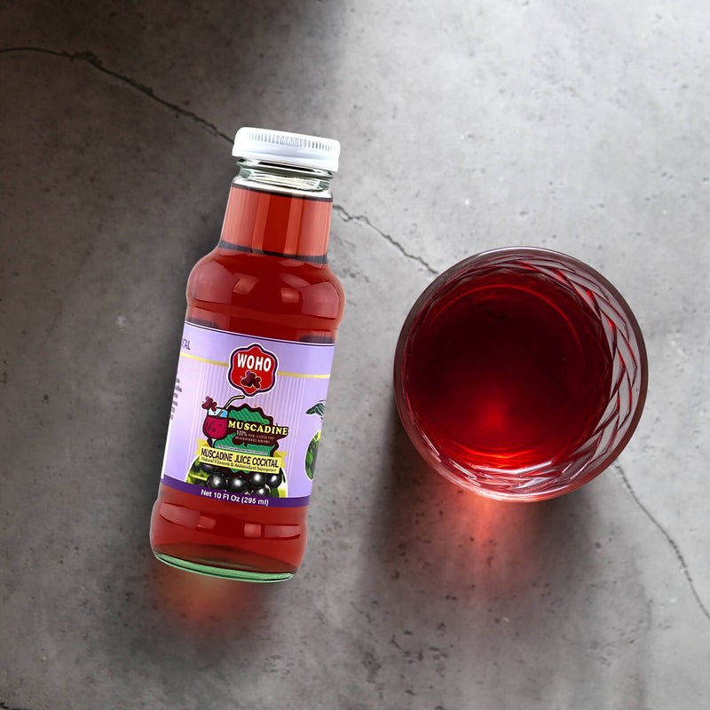 WOHO 100% pure Muscadine Cocktail 12 oz (355 ml) - DailyVita