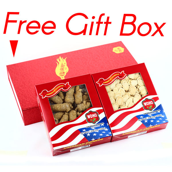 Premium Selected Gift Box Bundle: Ginseng Slice Large 4 oz Box + Ginseng Short Extra Large 4 oz Box - DailyVita