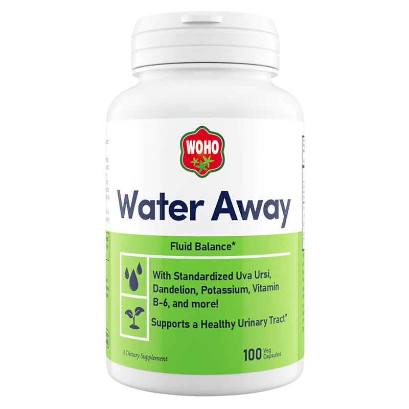 CLEARANCE! Woohoo Natural Water Out 100 Veg Capsules, BEST BY 08/2024 - DailyVita
