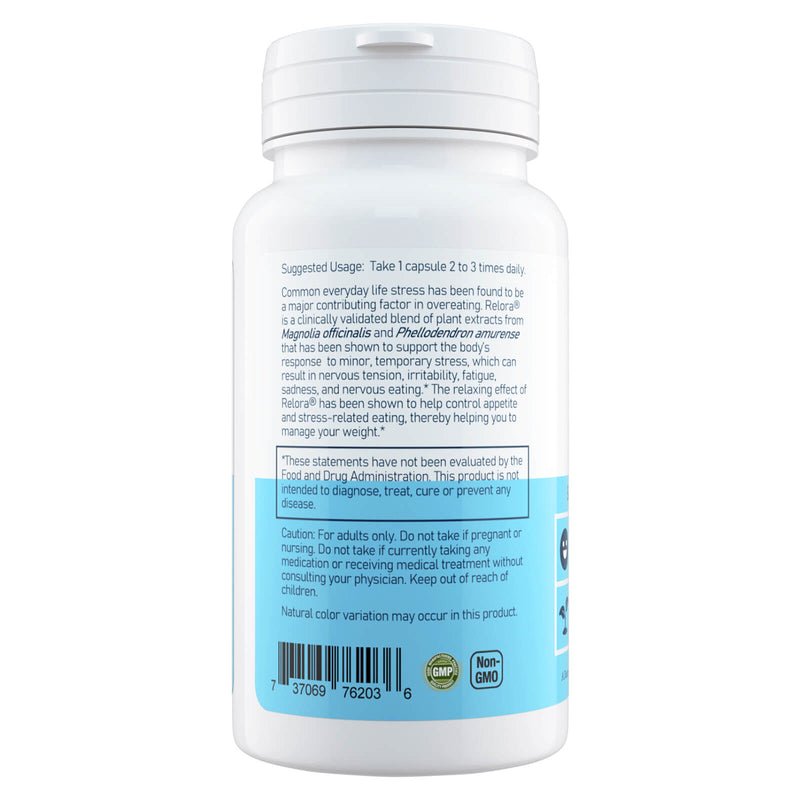 Woohoo Natural Relora 300 mg 60 Veg Capsules - DailyVita