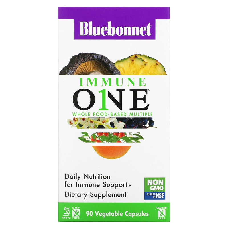 Bluebonnet IMMUNE ONE™ WHOLE FOOD-BASED MULTIPLE, 90 Vegetarian Capsules