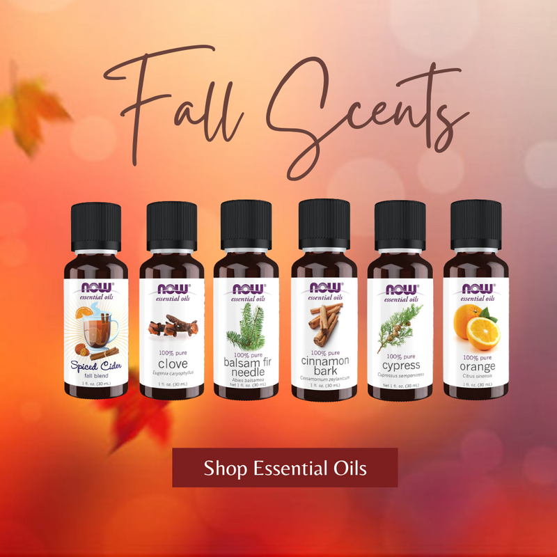 Fall Scents Essential Oils available at DailyVita