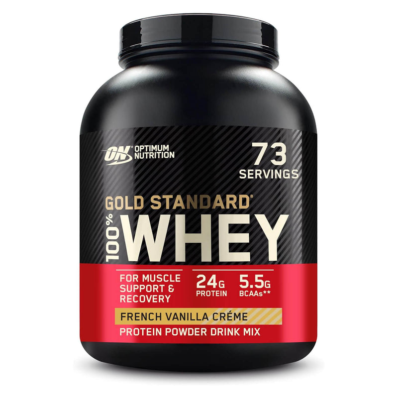 Optimum Nutrition Gold Standard Whey Protein 62 Servings French Vanilla Creme -  4.23 lbs, BEST BY 11/2025