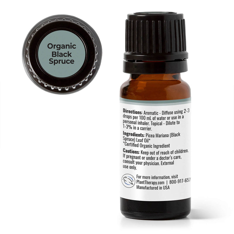 Plant Therapy Organic Black Spruce Essential Oil 10 mL