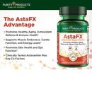 Clearance! PURITY Products AstaFX® Plus - Astaxanthin Super Formula- 60 Vegetarian Caps - BEST BY 11/2025 - DailyVita