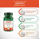 Clearance! PURITY Products AstaFX® Plus - Astaxanthin Super Formula- 60 Vegetarian Caps - BEST BY 11/2025 - DailyVita