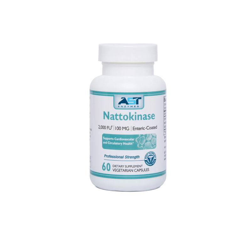 AST ENZYMES Nattokinase 100 mg 60 Veg Capsules