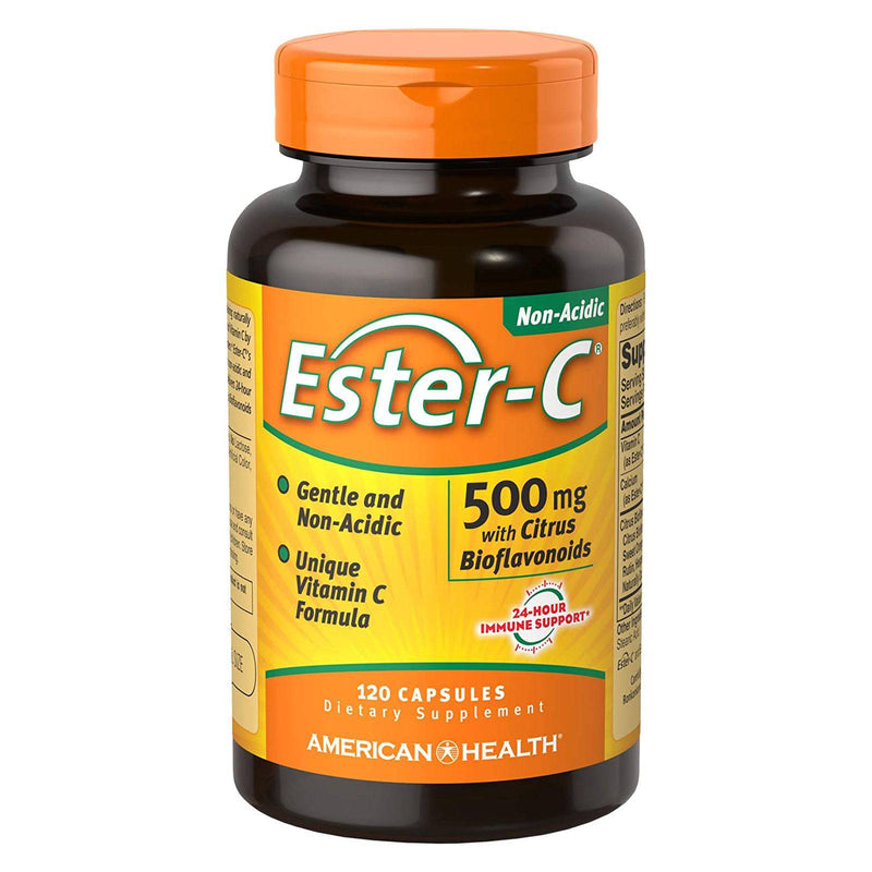 American Health Ester-C® 500 mg with Citrus Bioflavonoids - 120 Capsules