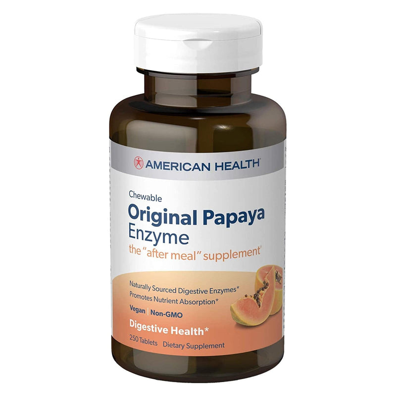 American Health Original Papaya Enzyme - 250 Chewable Tablets