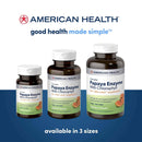 American Health Papaya Enzyme with Chlorophyll - 250 Chewable Tablets - DailyVita