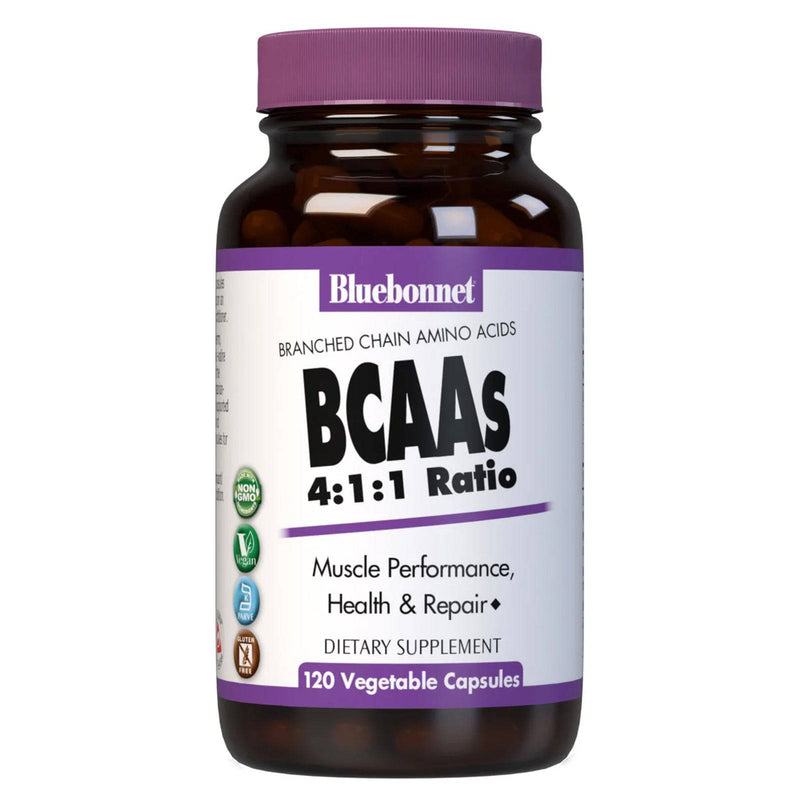 Bluebonnet BCAAs 120 Cápsulas Vegetais