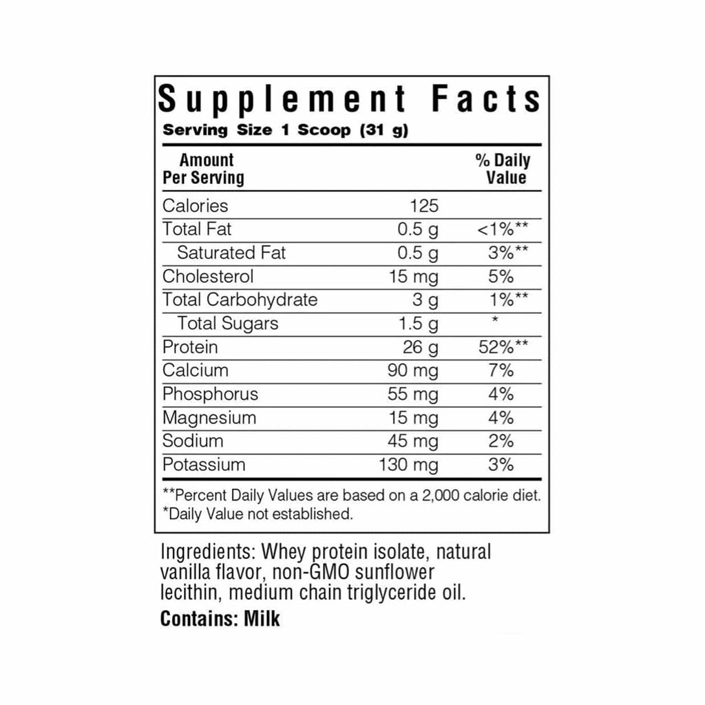 Bluebonnet Whey Protein Isolate Powder Original 1.1 lbs - DailyVita
