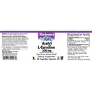 Bluebonnet Acetyl L-Carnitine 500 mg 30 Veg Capsules