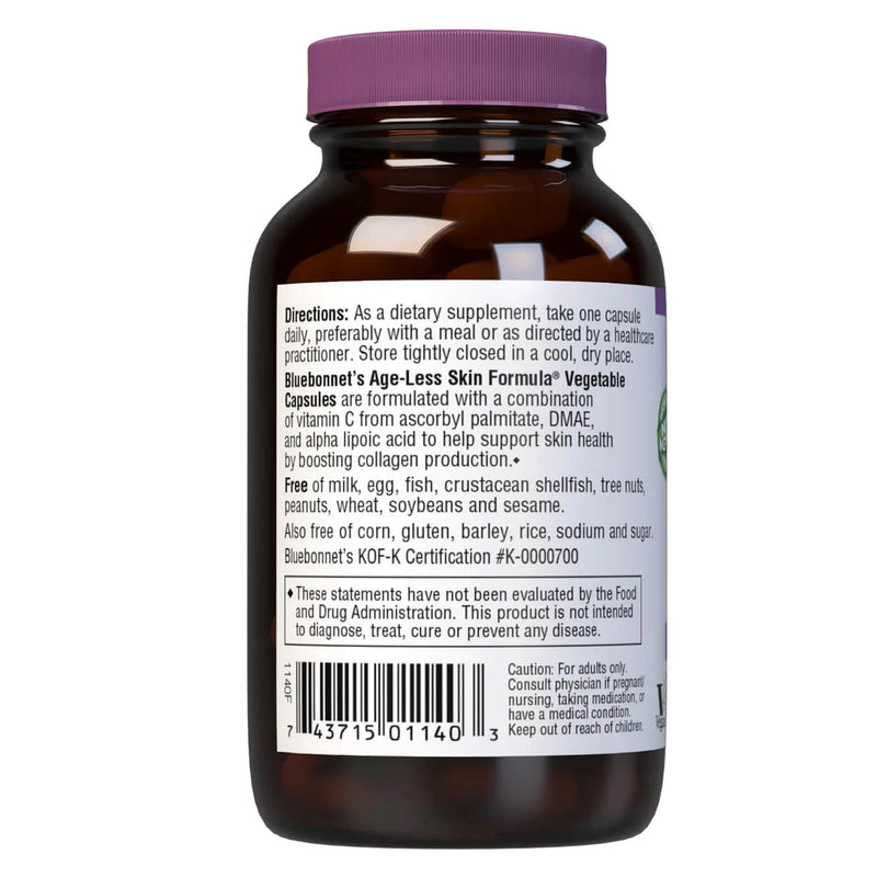 Bluebonnet Age-Less Skin Formula 60 Veg Capsules