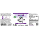 Bluebonnet Alpha Lipoic Acid 600 mg 30 Veg Capsules