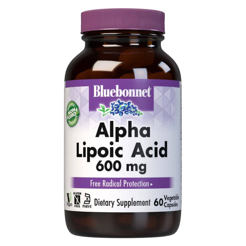 Bluebonnet Ácido Alfa Lipóico 600 mg 60 Cápsulas Veg