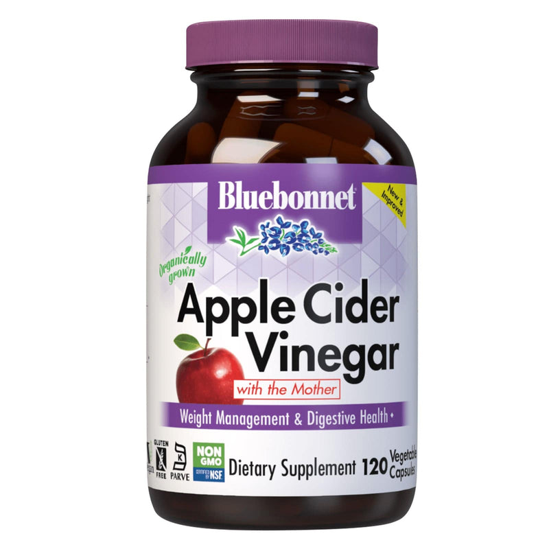 Bluebonnet Apple Cider Vinegar 120 Veg Capsules