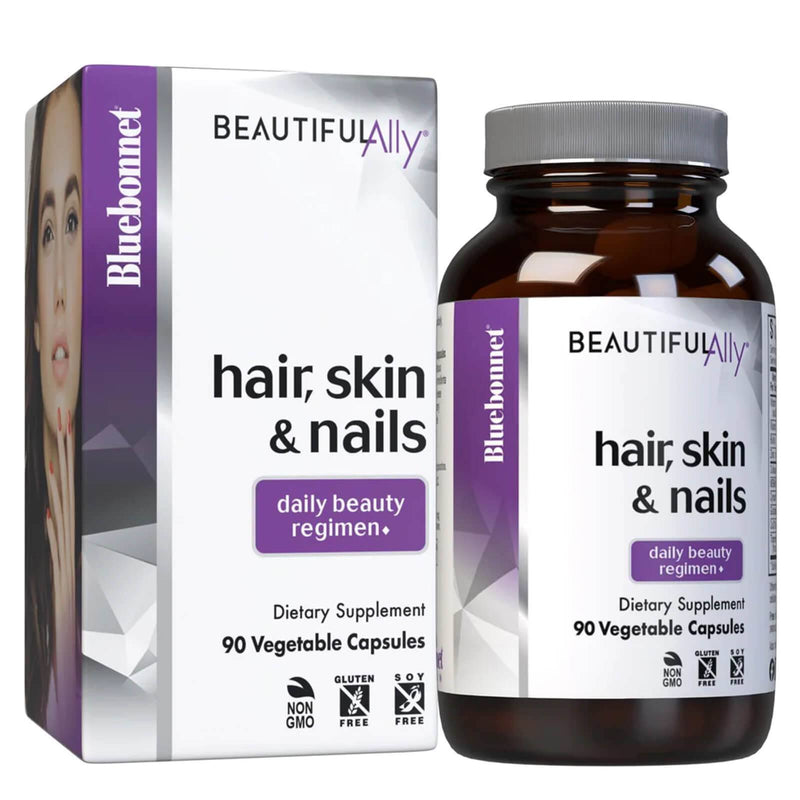 Bluebonnet Beautiful Ally Hair Skin & Nails 90 Veg Capsules